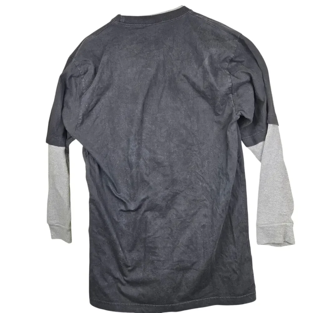 Makaveli Branded Long Thermal‎ Sleeve Size L Tupac Print Shirt